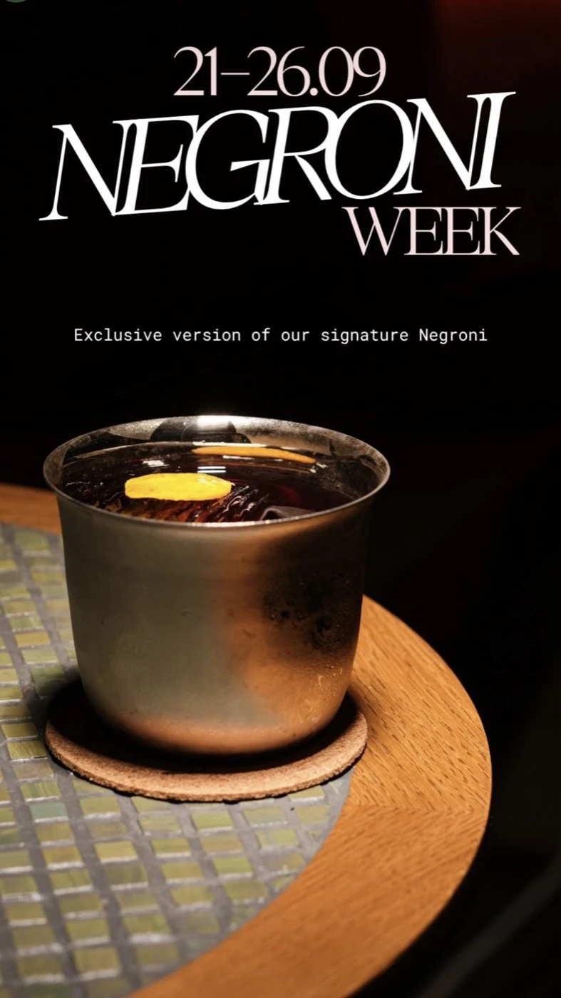 Signature Negroni at Pinch