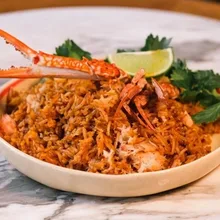 Arroz frito de sapateira