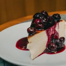 Cheesecake de queijo de cabra